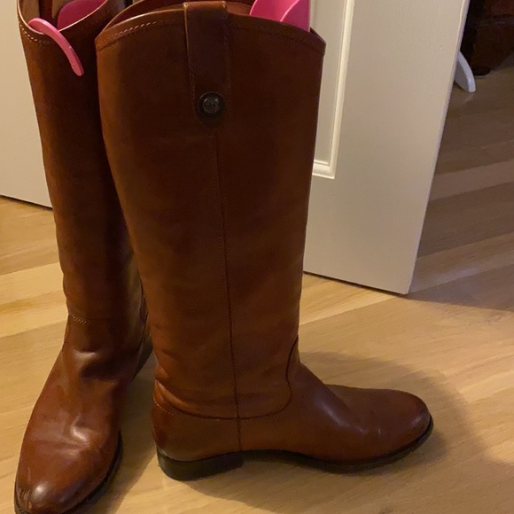 Melissa Button Leather Boot - Picture 3 of 8